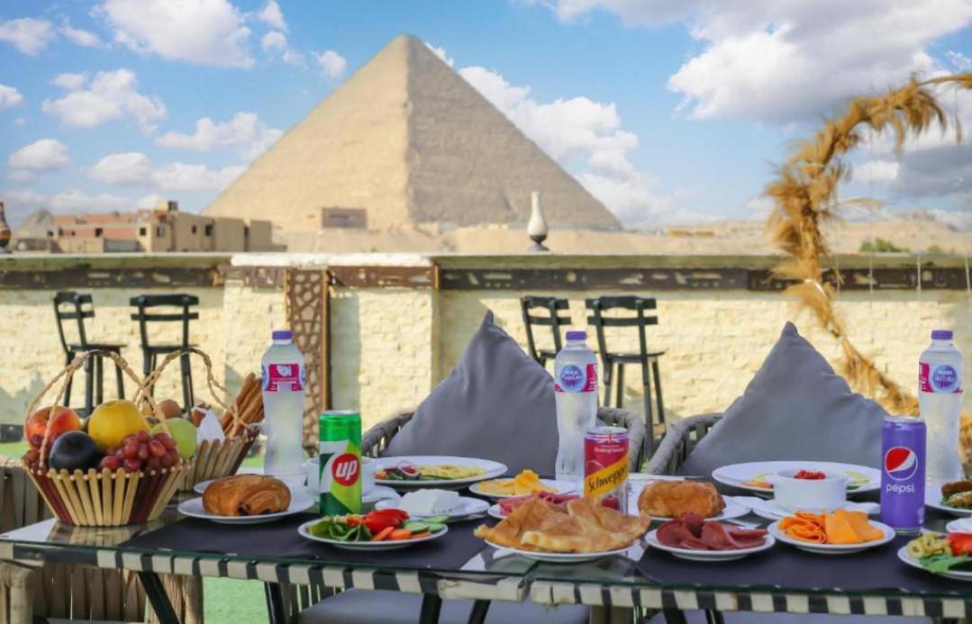 Thoth Pyramids Inn Kafret el-Gabal Εξωτερικό φωτογραφία